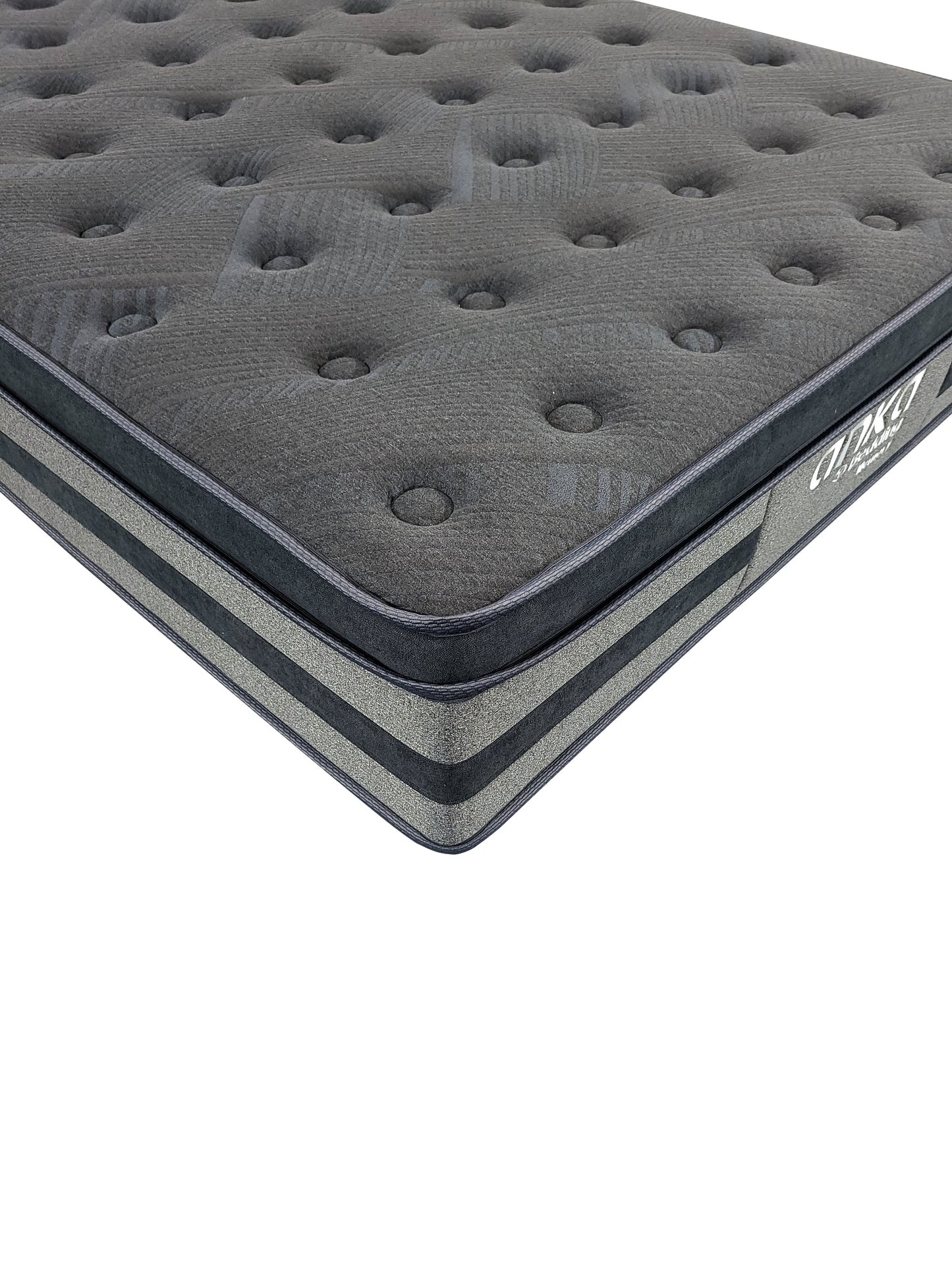 "ACAPPELLA SILVER" Medium Firm Mattress - Charcoal