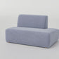 " DOFF" Modular Sectional Sofa with Ottoman Fabric -Light Grey