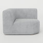 " DOFF" Modular Sectional Sofa with Ottoman Fabric -Smoke Grey