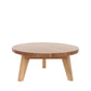 LEONA Acacia wood coffee table ø80cm