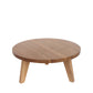 LEONA Acacia wood coffee table ø80cm