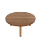 LEONA Acacia wood coffee table ø80cm